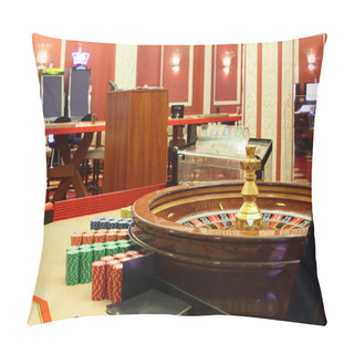Personality  Bright And Fashionable Casino With Tables Pillow Covers