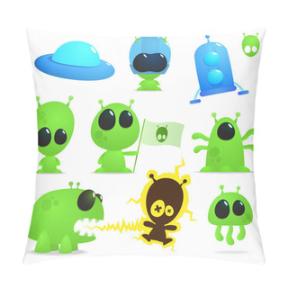Personality  Ufo Collection Pillow Covers