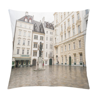 Personality  Judenplatz, Town's Square In Central Vienna Pillow Covers