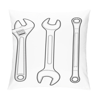 Personality  Wrenches Pillow Covers