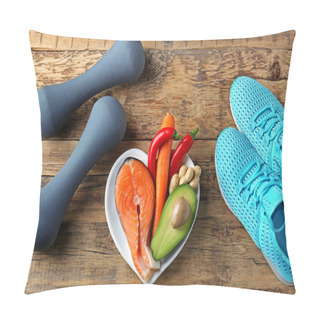 Personality  Healthy Food Concept Pillow Covers