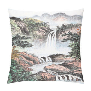 Personality  Traditional Chinese Painting , Landscape Pillow Covers