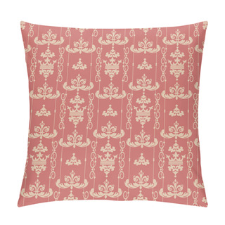 Personality  Seamless Pattern Royal Style, Vector  Pillow Covers