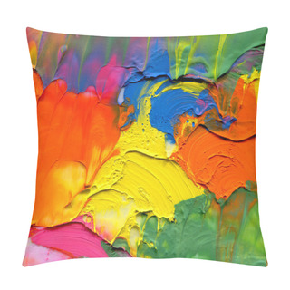 Personality  Abstract Acrylic Painted Background Pillow Covers