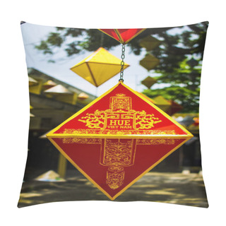 Personality  Lanterns In Hue Imperial City. Mid Autumn Festival Pillow Covers