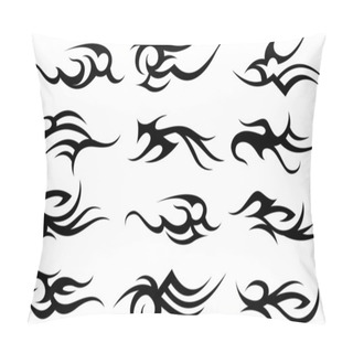 Personality  Abstract Scroll Symbol Pillow Covers