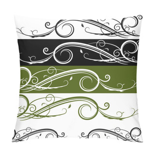 Personality  Flourish Banner Pillow Covers