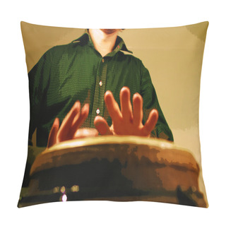 Personality  Drummer Pillow Covers