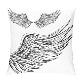 Personality  Cartoon Wings Pillow Covers