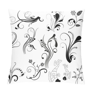 Personality  Ancient Curly Element Pillow Covers