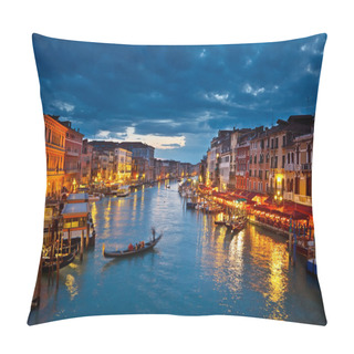 Personality  Grand Canal At Night, Venice Pillow Covers