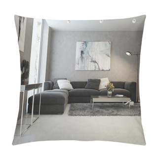 Personality  Modern Interior Of Living Room Pillow Covers