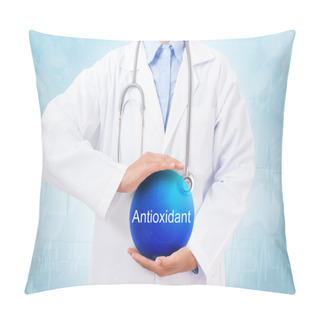 Personality  Doctor With Antioxidant Sign Pillow Covers