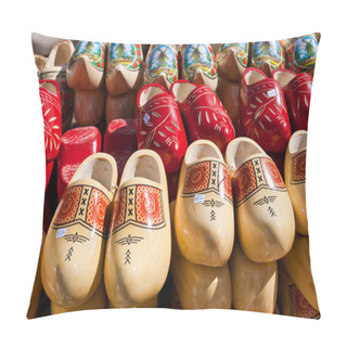 Personality  Wooden Clogs Pillow Covers