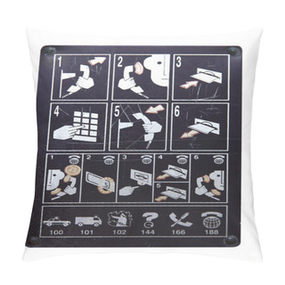 Personality  Public Phone Info Pillow Covers