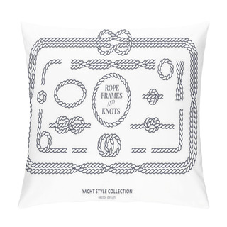Personality  Nautical Rope Knots And Frames Pillow Covers