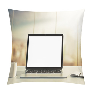 Personality  Laptop, Cup And Diary Pillow Covers