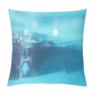 Personality  Underwater View Of A Boat Pillow Covers