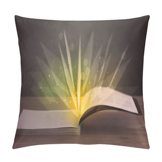 Personality  Yellow Lights Over Book  Pillow Covers