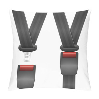 Personality  Open And Closed Seatbelt Pillow Covers