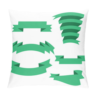 Personality  Ribbons Set Vector Eps Pillow Covers