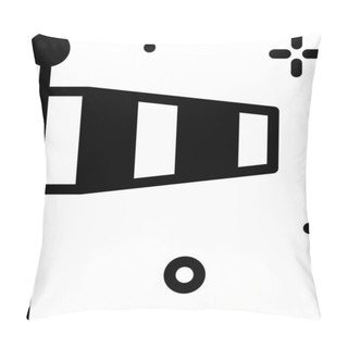 Personality  Flag Web Icon, Vector Illustration Pillow Covers