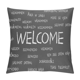 Personality  Welcome Word Cloud Pillow Covers