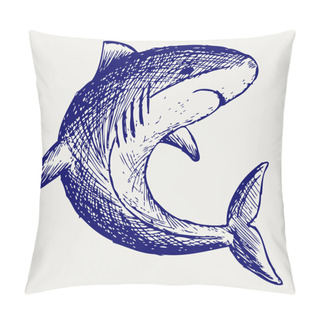 Personality  Reef Shark Pillow Covers