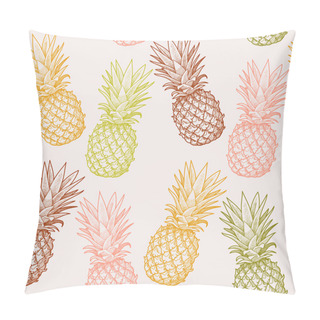 Personality  Seamless Pineapple Pillow Covers