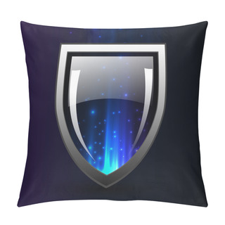 Personality  Protect Shield Vector Illustration Pillow Covers