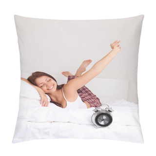 Personality  Girl Wakes Up Pillow Covers