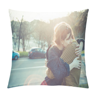 Personality  Young Modern Stylish Couple Pillow Covers