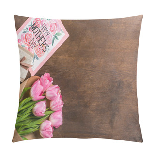 Personality  Tulips Bouquet, Postcard And Gift Pillow Covers