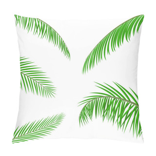 Personality  Tropical Green Leaves. Jungle Leaves Pillow Covers
