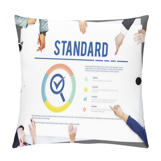 Personality  Diversity People Working At Meeting  Pillow Covers