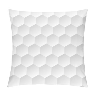 Personality  White Geometric Background With Hexagons Pillow Covers