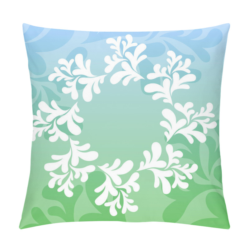 Personality  Floral background.  Vector illustration. pillow covers