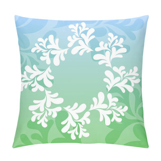 Personality  Floral Background.  Vector Illustration. Pillow Covers