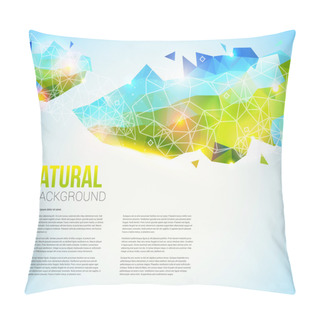 Personality  Colorful And Glossy Geometric Pattern. Pillow Covers
