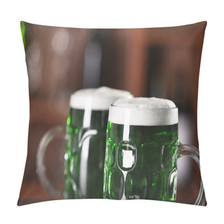 Personality  St. Patrick Day Concept With Beer  Pillow Covers