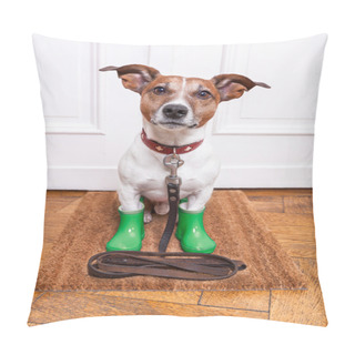 Personality  Dog Rubber Rain Boots Pillow Covers