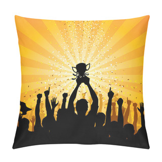 Personality  Cheering Crowd Pillow Covers