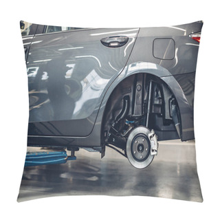 Personality  Auto Car Repair Service Center. Car Maintenance Concept Pillow Covers