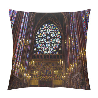 Personality  Sainte-Chapelle, Holy Chapel, In Paris Pillow Covers