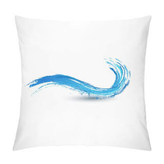 Personality  Blue Wave Sign Pillow Covers