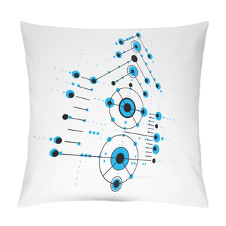 Personality  3d Abstract Blue Background Pillow Covers
