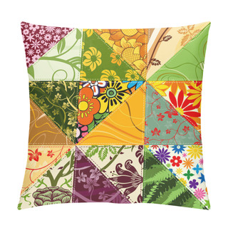 Personality  Flower Patchwork Pillow Covers