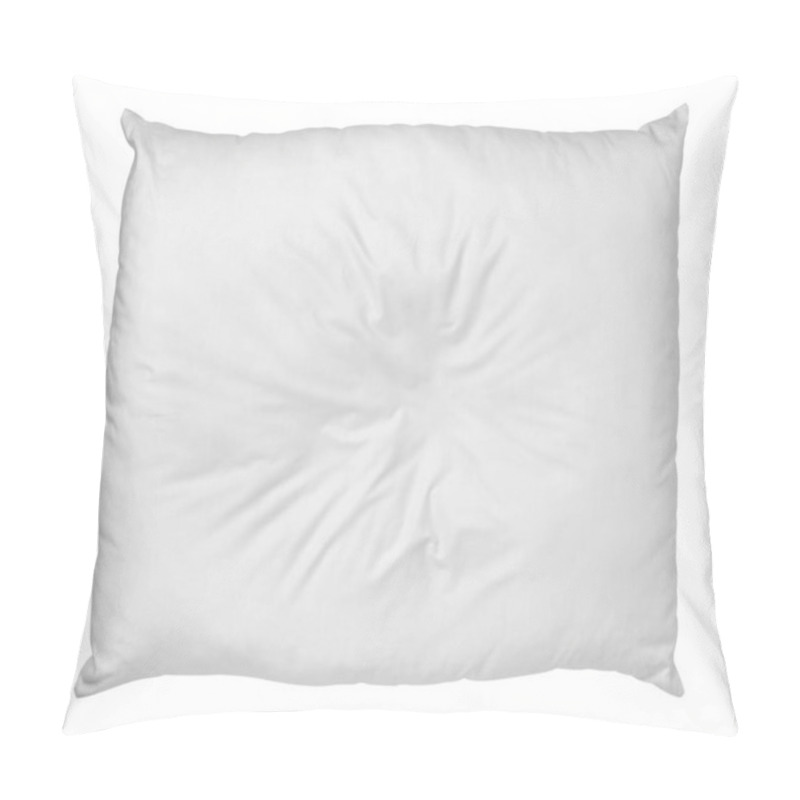 Personality  Close Up Of  A White Pillow On White Background Pillow Covers