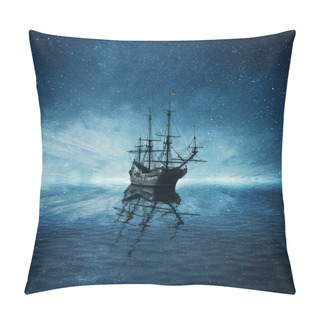 Personality  Ghost Ship Reflection Pillow Covers