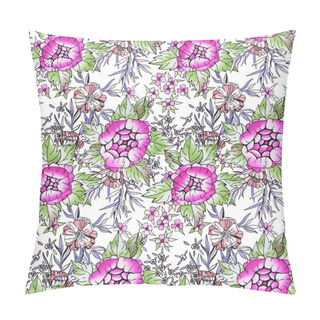 Personality  Watercolor Floral Botanical Seamless Pattern. Good For Printing  Pillow Covers